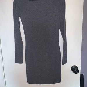 Turtle Neck Long Sleeve Dress